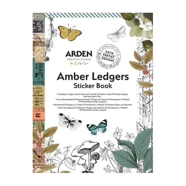 Arden Creative, Amber Ledgers Sticker Book by Katie Pertiet - ACSSB0003