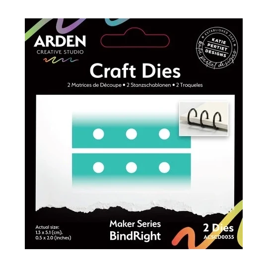 Arden Creative, Snijmal, Bindright by Katie Pertiet, 5 pcs - ACSCD0035