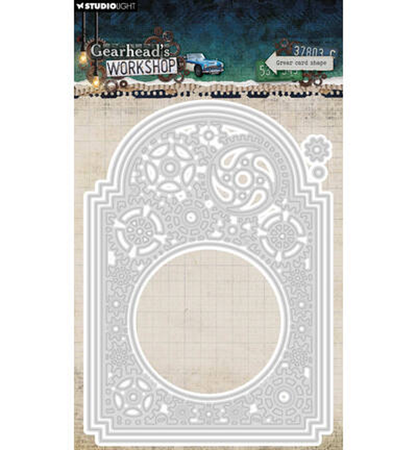 Studiolight, Snijmal, Gearhead's Workshop, Gear Cardshape - SL-GW-CD1105