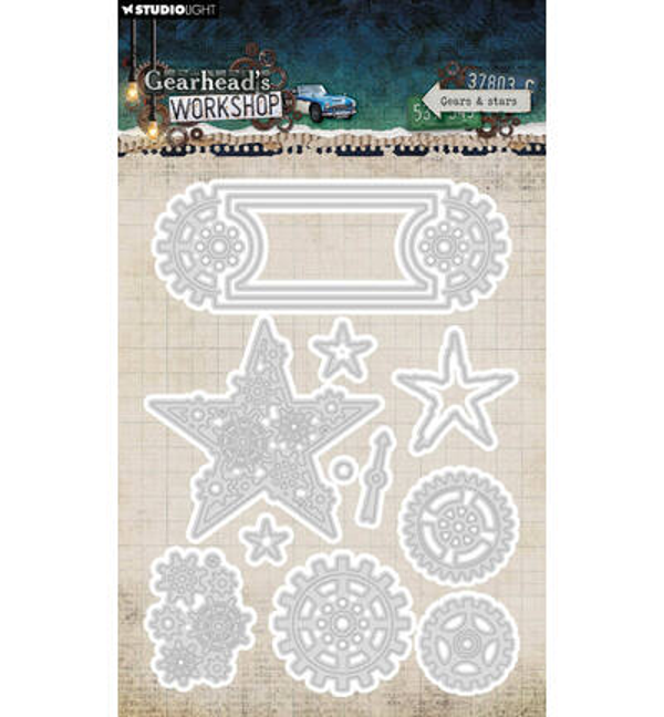 Studiolight, Snijmal, Gearhead's Workshop, Gears & Stars - SL-GW-CD1106
