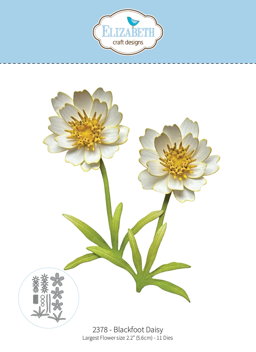 Elizabeth Craft Design, Snijmal, Blackfoot Daisy - 2378