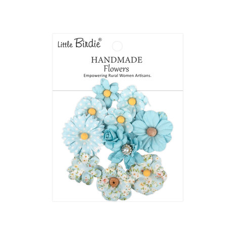 Little Birdie, Handmade Flowers, Mira, Blue Symphony - CR110158