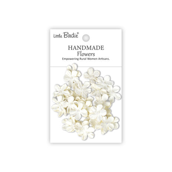 Little Birdie, Handmade Flowers, Pearl Petites, Ivory Pearl - CR103049