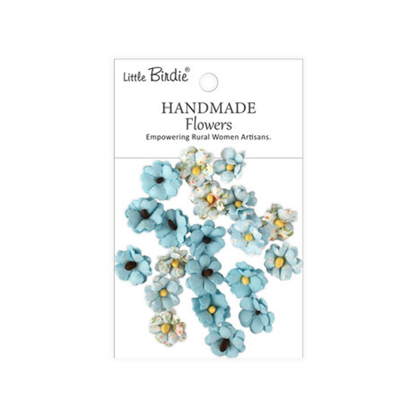 Little Birdie, Handmade Flowers, Winston, Blue Symphony - CR110136