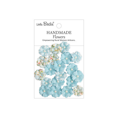 Little Birdie, Handmade Flowers, Lucile, Blue Symphony - CR110146