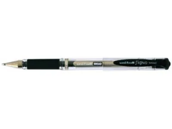 Uni-ball Signo Gelpen, 1,0 mm , Broad, Zwart
