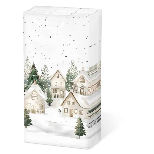 Ambiente, Zakdoekjes, Kerstdorpje - 32220995