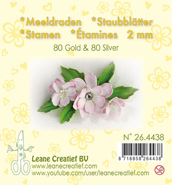 Leane Creatief, Meeldraden, Goud & Zilver - 26.4438
