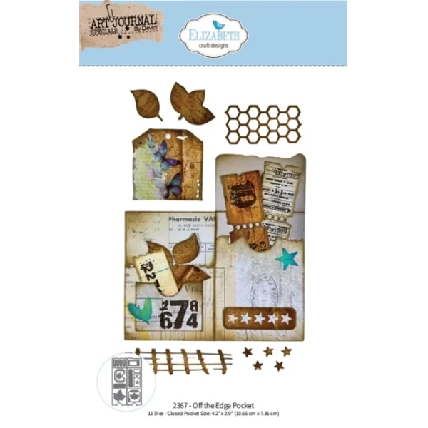 Elizabeth Craft Design, Snijmal, Off the Edge pocket - 2367