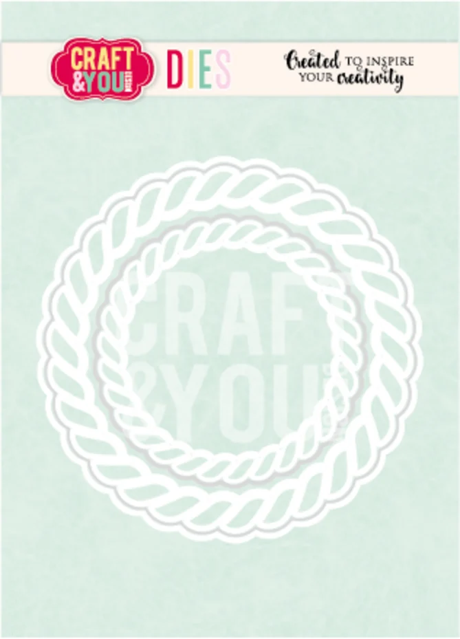 Craft & You, Snijmal, Rope Frame by Bea - CW419