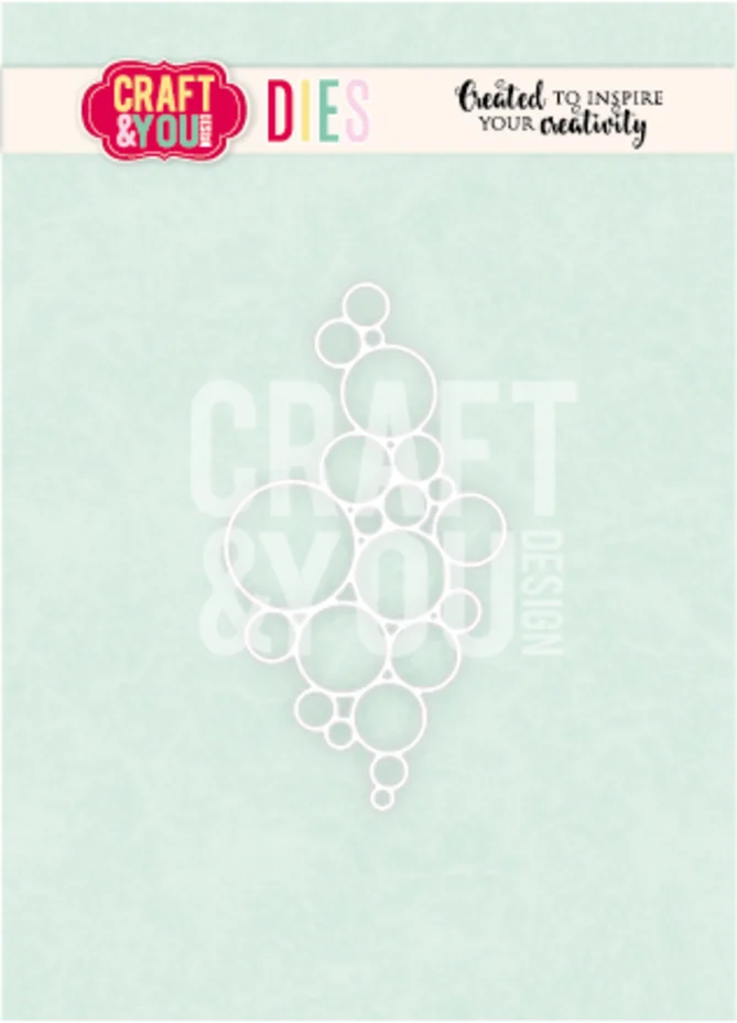 Craft & You, Snijmal, Bubble Background - CW411