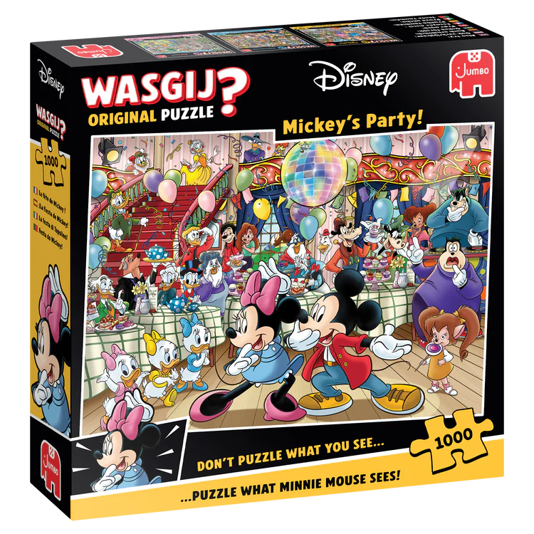 Wasgij, Puzzel, Original, Disney, Mickey's Feestje, 1000 stukjes