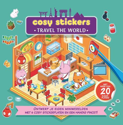 Cozy Stickers, Travel the World