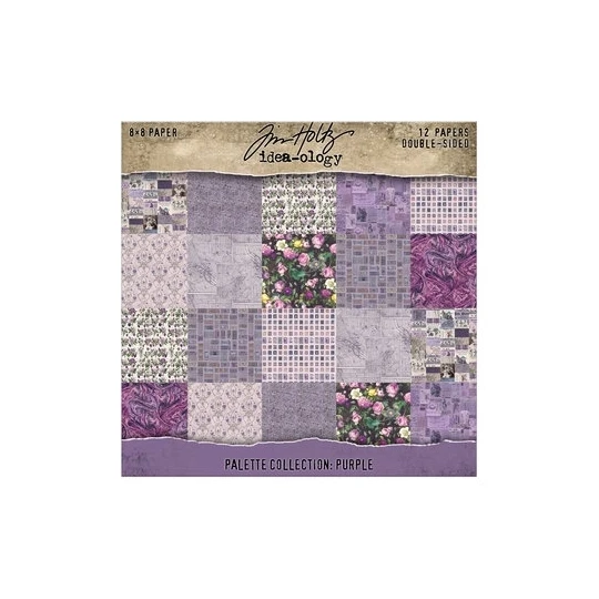 Tim Holtz, Palette Collection, Purple, 8x8 inch - TH94478