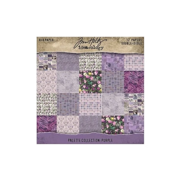 Tim Holtz, Palette Collection, Purple, 8x8 inch - TH94478