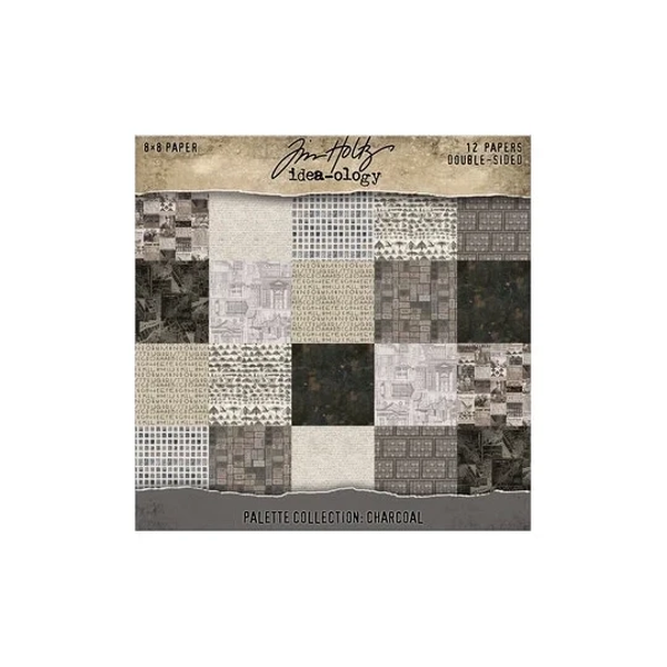 Tim Holtz, Palette Collection, Charcoal , 8x8 inch - TH94479