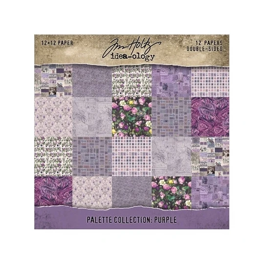 Tim Holtz, Palette Collection, Purple , 12x12 inch - TH94464