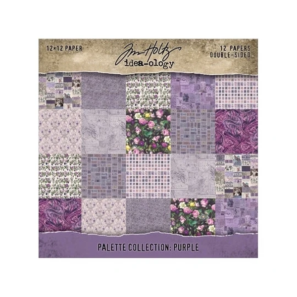 Tim Holtz, Palette Collection, Purple , 12x12 inch - TH94464