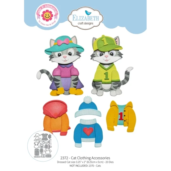 Elizabeth Craft Design, Snijmal, Cat Clothing Accessoires - 2372