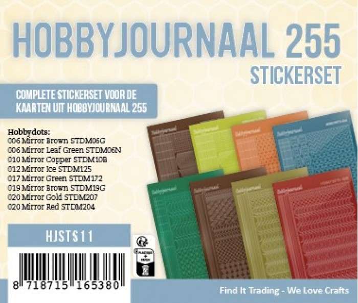 Hobbyjournaal, Stickerset 255 - HJSTS11