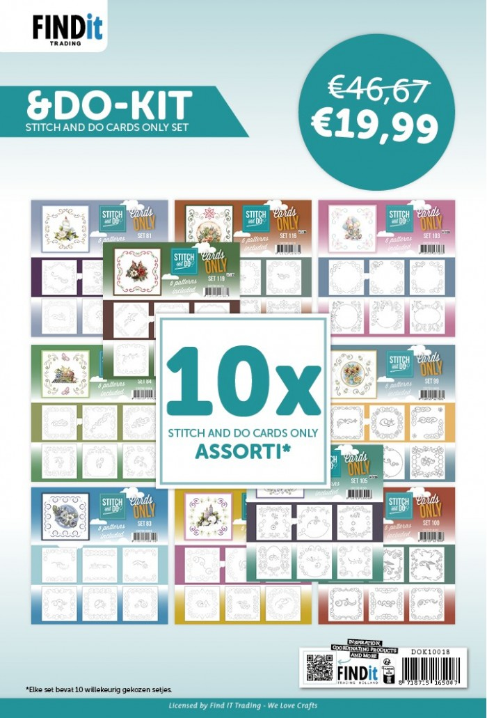 And Do Kit, Stitch & Do, Cards Only - DOK10018