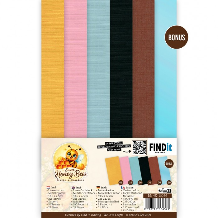 Berrie's Beauties, Linnenpakket , Sweet Honey Bees , 4K - BB-4K-10036