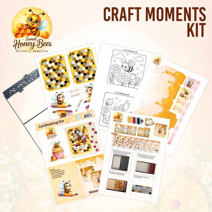 Berrie's Beauties, Craft Moments Kit, Sweet Honey Bees- BBCMK10002