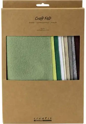 Creativ Company, Hobbyvilt, A4, Naturel, 10 stuks