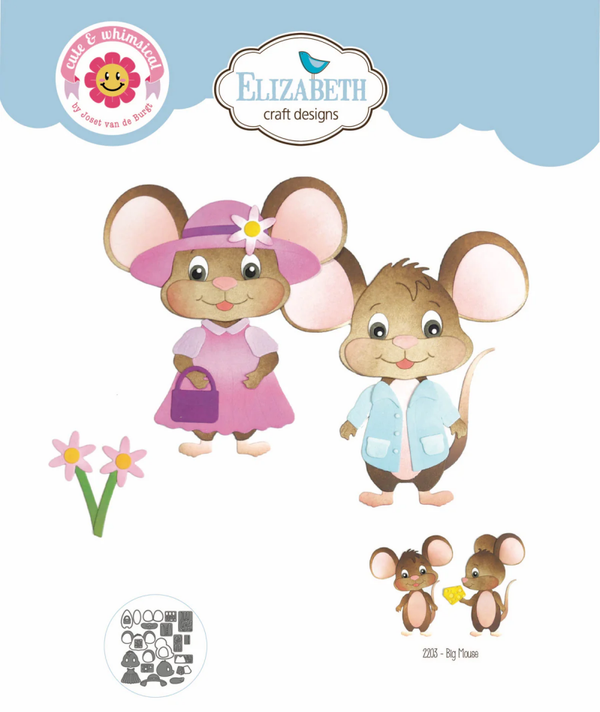 Elizabeth Craft Design, Snijmal, Big Mouse - 2203