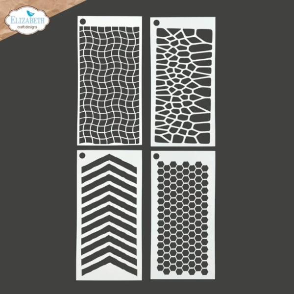 Elizabeth Craft Design, Journal Stencils 10 - S059