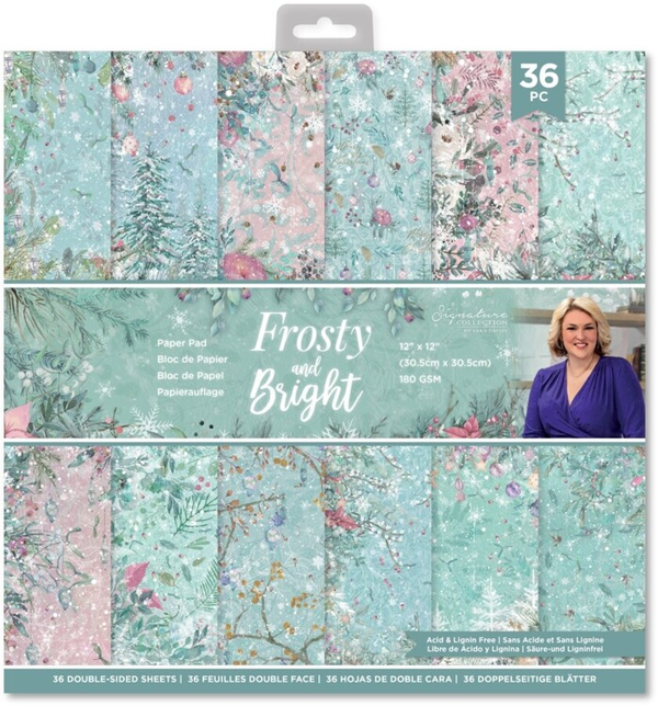 Crafter's Companion, Scrapbook Paperpad, Frosty and Bright