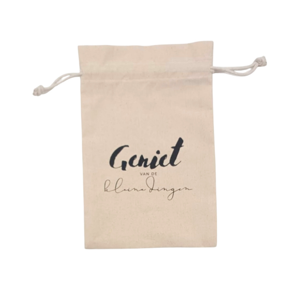 Katoenen zakje, Geniet - 62511