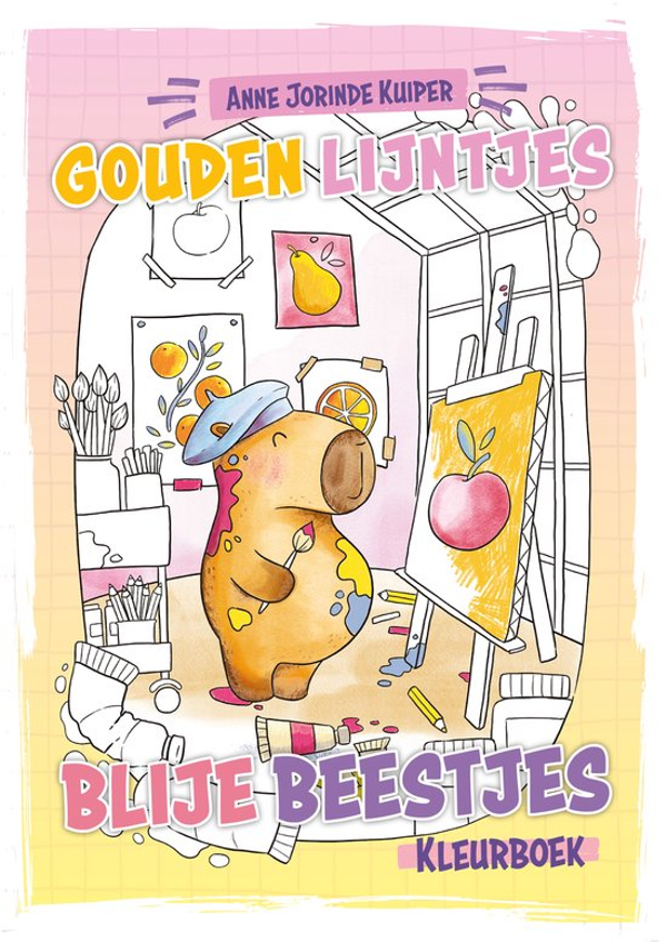 Gouden Lijntjes, Kleurboek, Blije Beestjes
