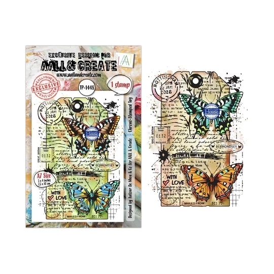 AALL & Create, Clear Stamp, Chrono-Stamped Tag - AALL-TP-1448