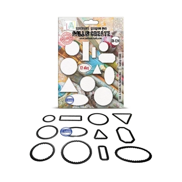 AALL & Create, Snijmal, Scallop Ovals - AALL-DI-124