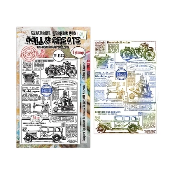 AALL & Create, Clear Stamp, Global Gazette - AALL-TP-1343