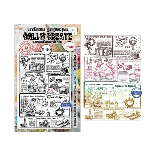 AALL & Create, Clear Stamp, The Daily News - AALL-TP-1342