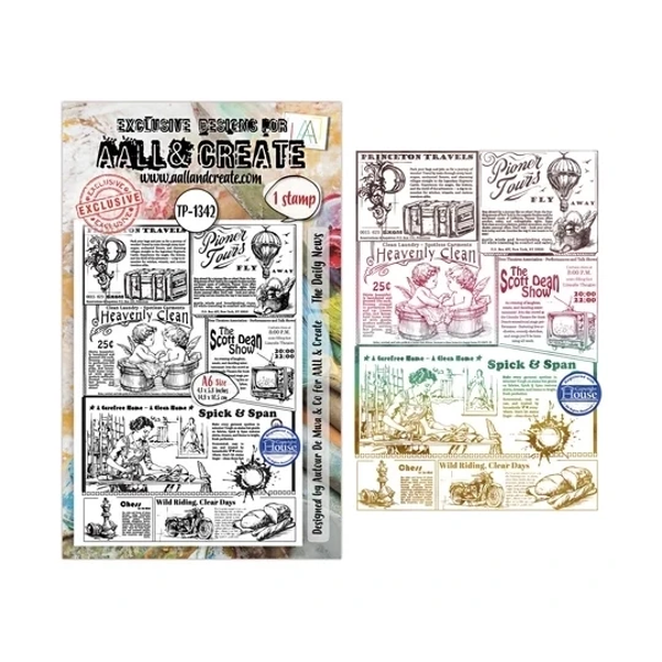 AALL & Create, Clear Stamp, The Daily News - AALL-TP-1342