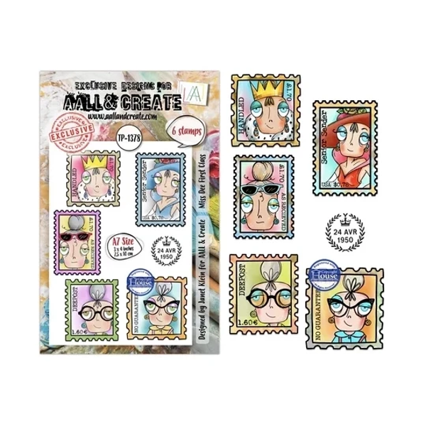 AALL & Create, Clear Stamp, Miss Dee First Class - AALL-TP-1378