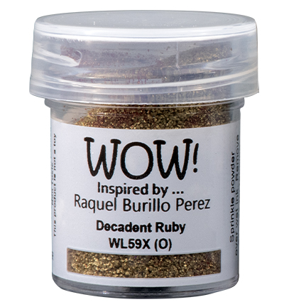 WOW, Embossingpoeder, Decadent Ruby - WL59X