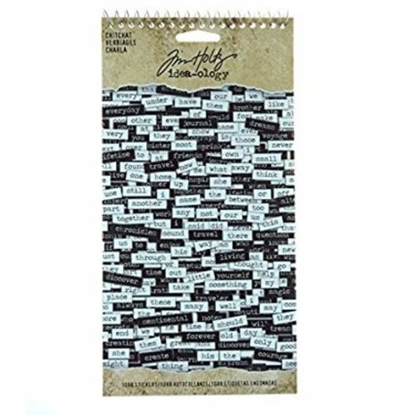 Tim Holtz, Idea-ology, Stickers, Chitchat - TH92998