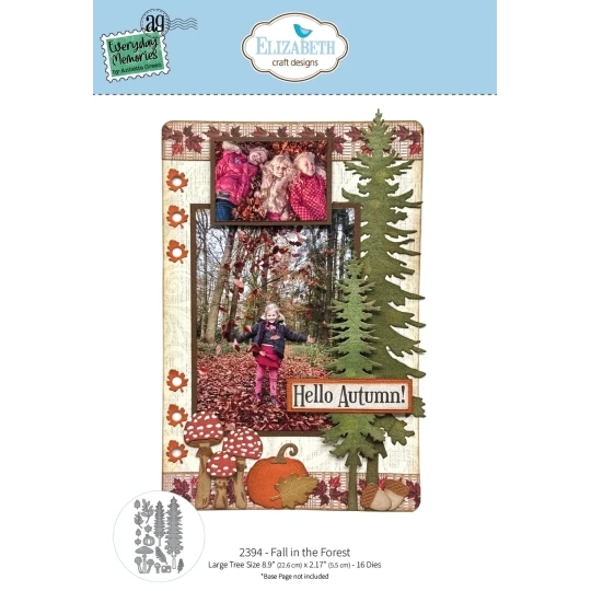Elizabeth Craft Design, Snijmal, Fall in the Forest - 2394