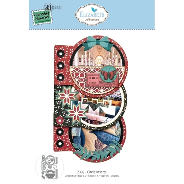 Elizabeth Craft Design, Snijmal, Circle Inserts - 2392