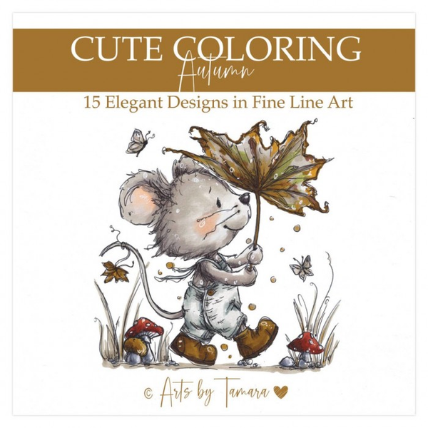 Arts by Tamara, Cute Coloring, Autumn - ABT-CC-005