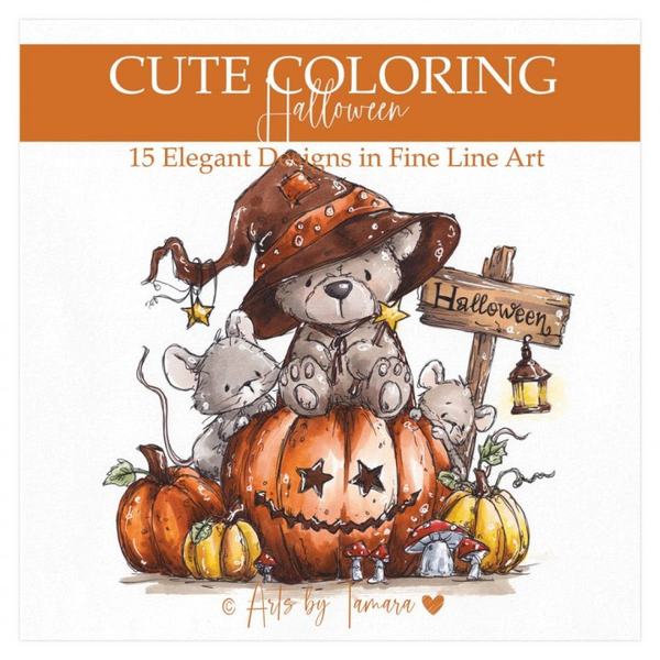 Arts by Tamara, Cute Coloring, Halloween - ABT-CC-006