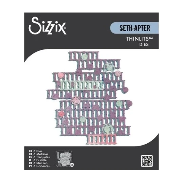 Sizzix, Thinlits, Seth Apter, Stackers - 667230
