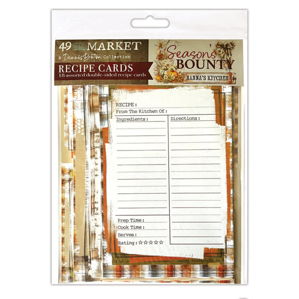 49 and Market, Recipe Cards, Season's Bounty - DSB-38729