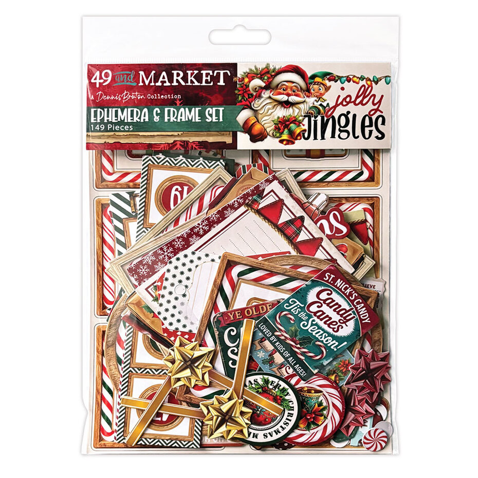49 and Market, Ephemera Set, Jolly Jingles - DJJ-38217