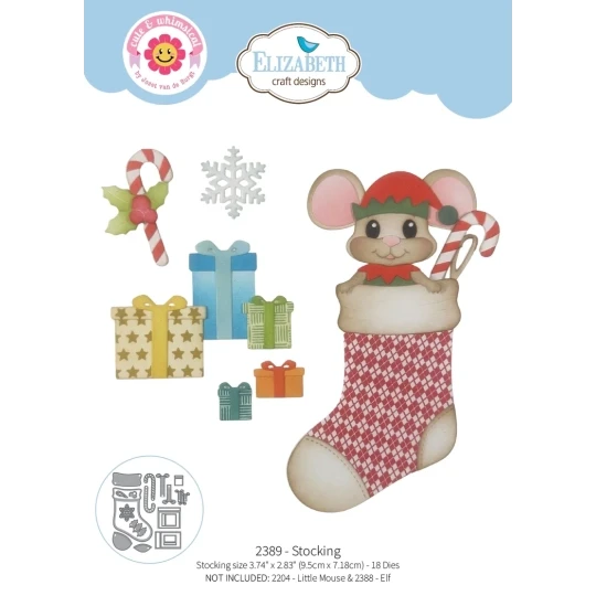 Elizabeth Craft Design, Snijmal, Stocking - 2389