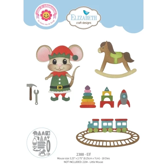 Elizabeth Craft Design, Snijmal, Elf - 2388